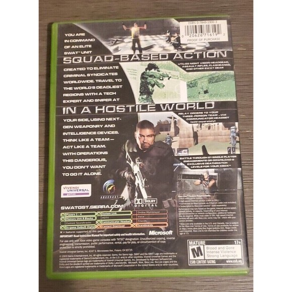 SWAT: Global Strike Team - Xbox - No Manual - Picture 5 of 5